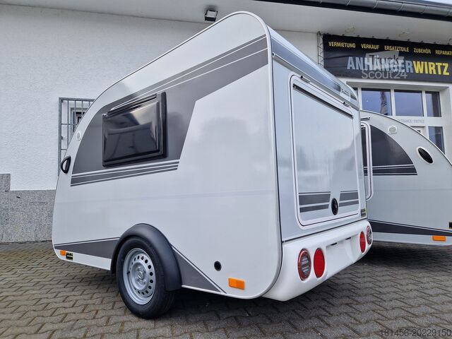 Myyntitraileri trailershop TMC Mini Tommy schlafen campen reisen