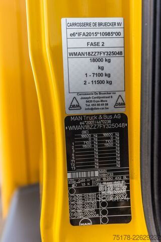 Kuffert MAN TGM 18.250 BL + DHOLLANDIA 2T.