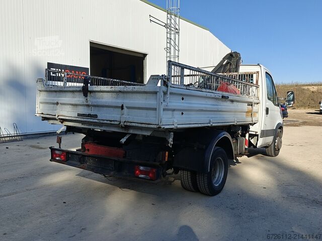 Iveco 70 C 14 EEV DPF C70C HIAB WYWROTKA Z ŻURAWIEM ZAŁADUNKOWYM Iveco 70 C 14 EEV DPF