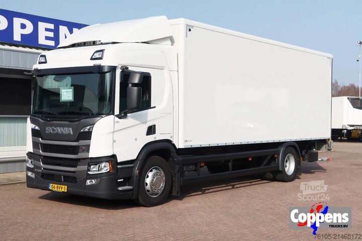 Чемодан Scania P320 4X2 Bak + Dhollandia klep 2000 kg  1x bed