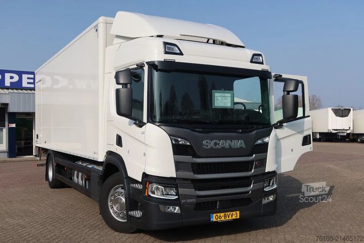 Чемодан Scania P320 4X2 Bak + Dhollandia klep 2000 kg  1x bed