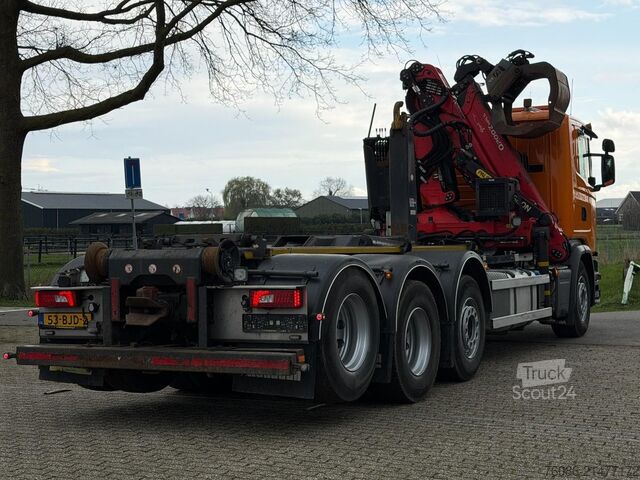 Système de bras à crochet Scania G450 8x2 EURO 6 !!Z-KRAAN!!HAAK!!TOP!! ZERO EMI...