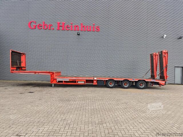 Semi-dieplader Meusburger MTS-3 Bridge Ramps Winch!