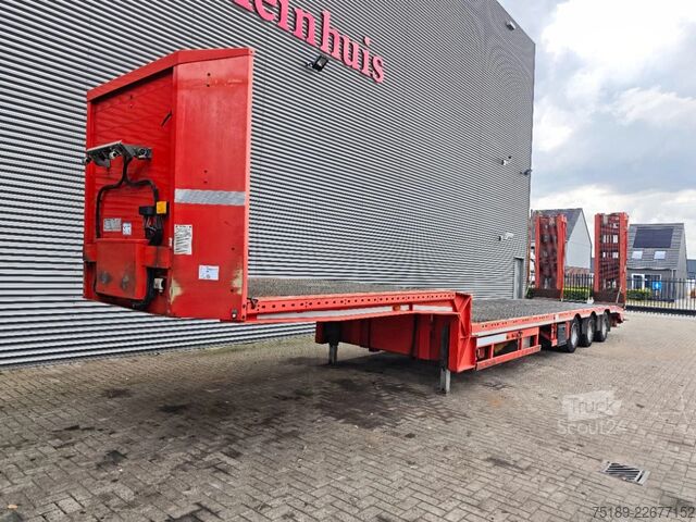 Semi-dieplader Meusburger MTS-3 Bridge Ramps Winch!