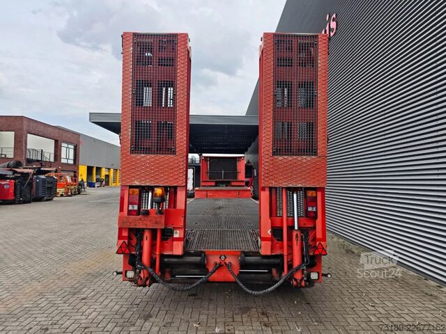 Semi-dieplader Meusburger MTS-3 Bridge Ramps Winch!
