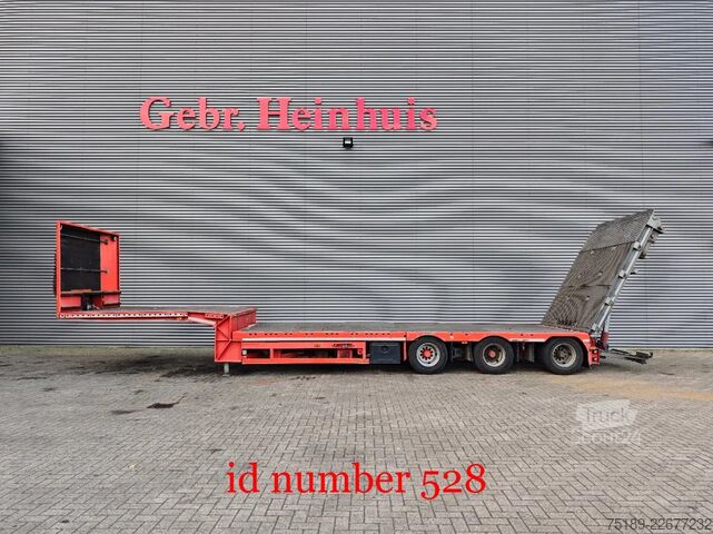 Semi-dieplader Meusburger MTS-3 Bridge Ramp Winch!