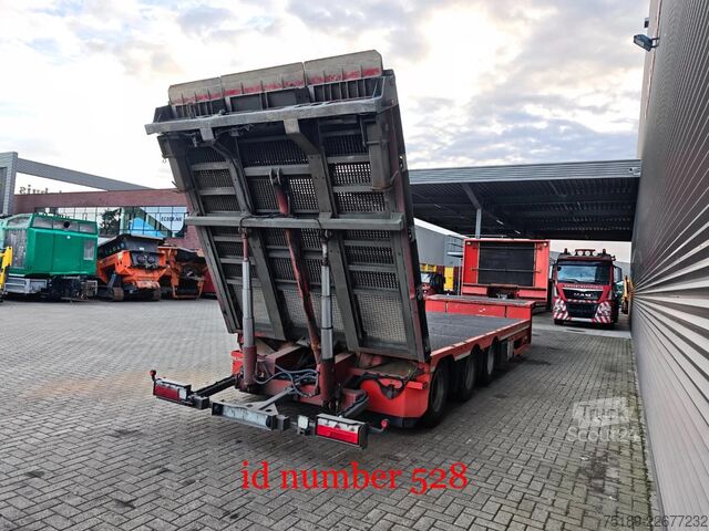 Semi-dieplader Meusburger MTS-3 Bridge Ramp Winch!