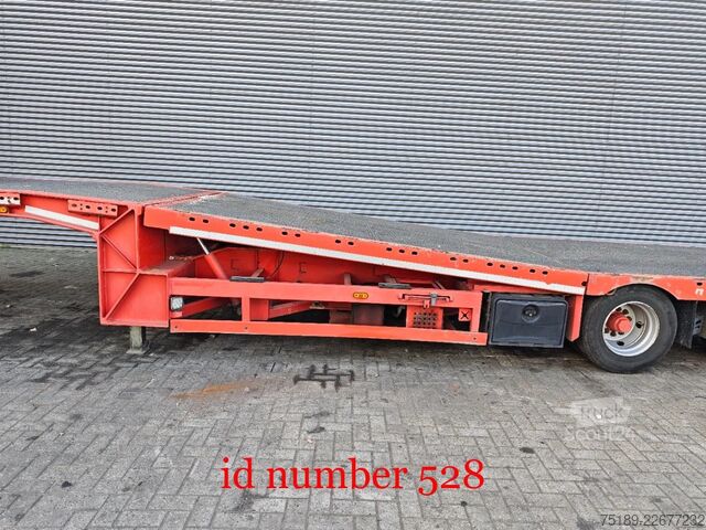 Semi-dieplader Meusburger MTS-3 Bridge Ramp Winch!