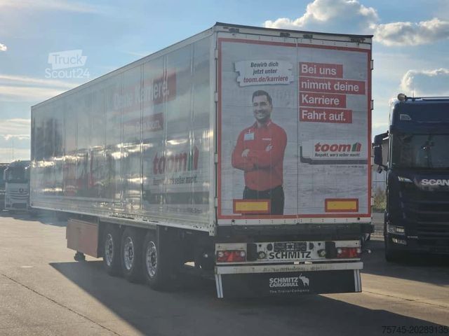 Skříňový návěs SCHMITZ CARGOBULL SCB S3B * LIFT * 2X PALETTENKASTEN *