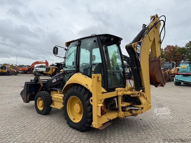 Baggerlader CATERPILLAR 422 4x4, Mehrzweckgerät, Palettengabel, Schaufel