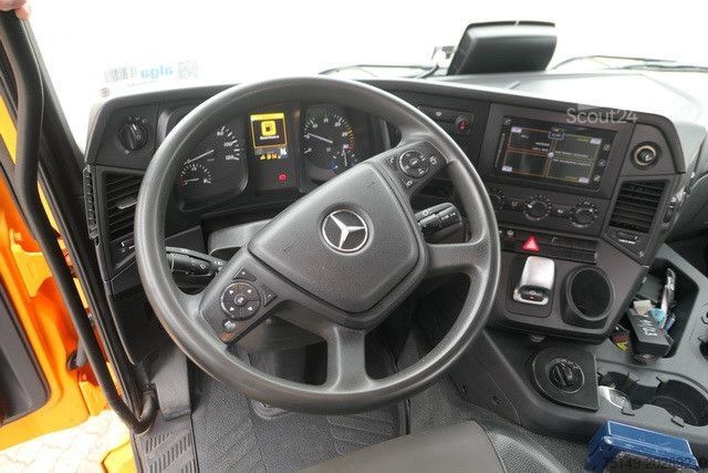 Trijų pusių savivartis sunkvežimis MERCEDES-BENZ 1835 AK Arocs  4x4, Meiller, Fassi F135AC, Funk