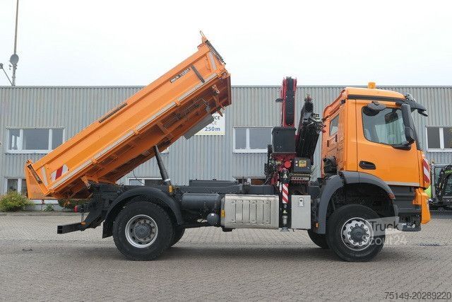 Savitvežis MERCEDES-BENZ 1835 AK Arocs  4x4, Meiller, Fassi F135AC, Funk