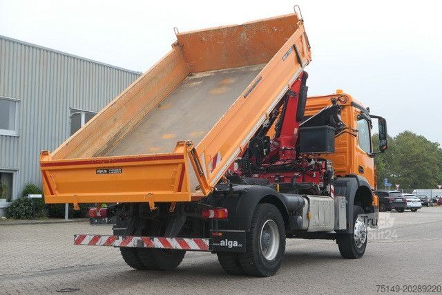 Savitvežis MERCEDES-BENZ 1835 AK Arocs  4x4, Meiller, Fassi F135AC, Funk
