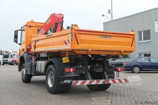Savitvežis MERCEDES-BENZ 1835 AK Arocs  4x4, Meiller, Fassi F135AC, Funk