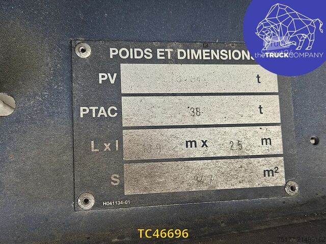 Bâches coulissantes Fruehauf 