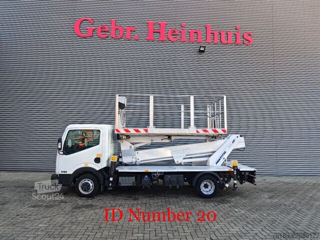 Hefplatform Nissan Cabstar 35.13 NT400 Multitel MS100