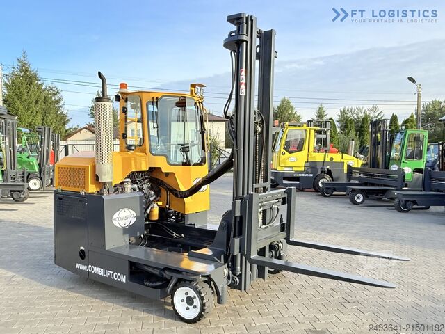 4-way forklift Combilift C3000 GAS DUPLEX 4500 FREE LIFT CABIN