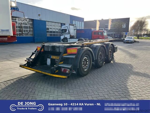 Containervervoer Kögel S24 / Tank Chassis / SAF + Disc