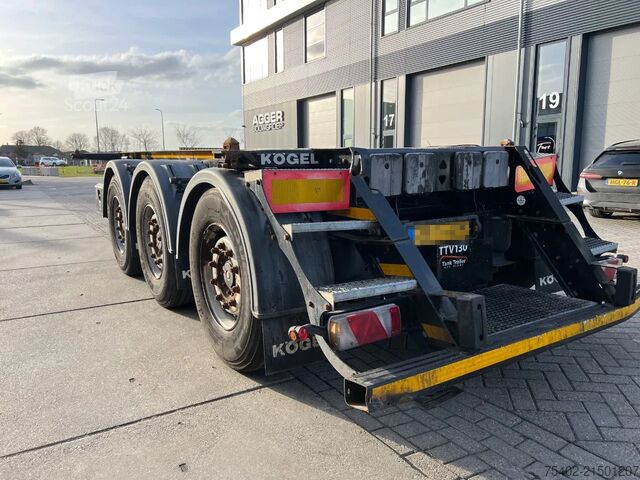 Containervervoer Kögel S24 / Tank Chassis / SAF + Disc