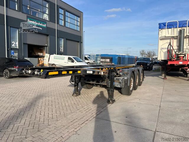 Containervervoer Kögel S24 / Tank Chassis / SAF + Disc
