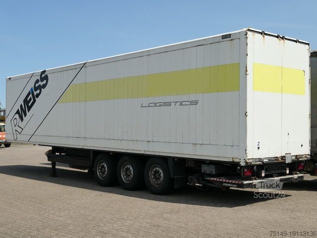 Kutu yarı römork KRONE SDK 27, Schlüssellochblech, LBW, Luft-Lift, SAF