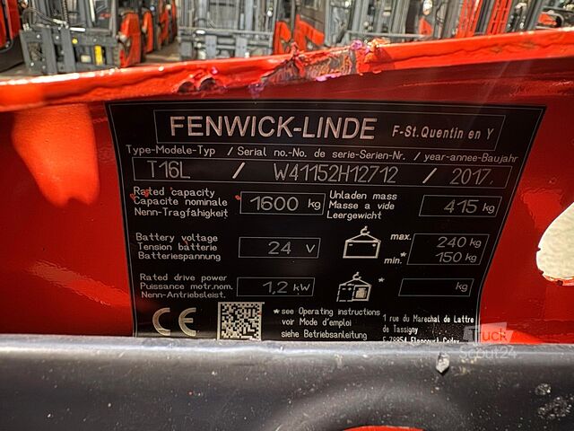šakinis krautuvas Linde T 16 L [ID: 353]