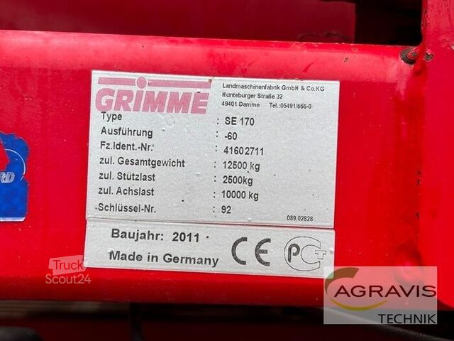 Технология производства картофеля Grimme SE 150-60 UB