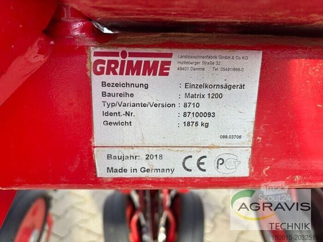Прецизионная сеялка Grimme MATRIX 1200