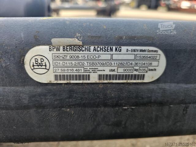 Assale BPW SKHZF 9008-15 ECO P | MEGA AXLE | DISC