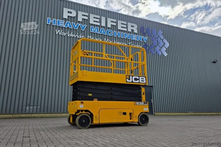 Ascensor cu foarfecă JCB S3246E Electric, 12m Working Height, 320kg Capacit