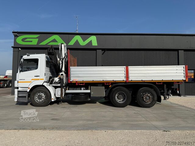 Lastbilsmonterad kran Mercedes-Benz Atego 2533 Kipper + Kran Bonfiglioli 6x2