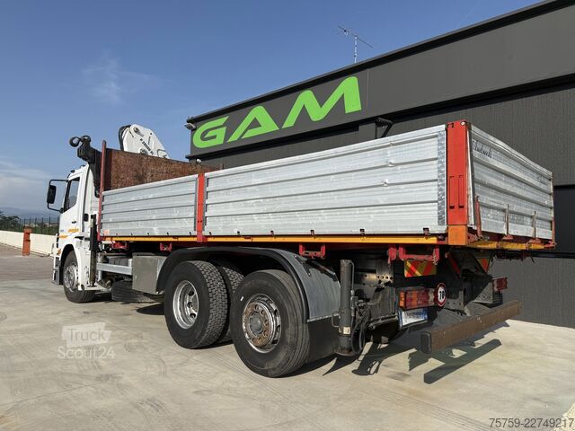Lastbilsmonterad kran Mercedes-Benz Atego 2533 Kipper + Kran Bonfiglioli 6x2