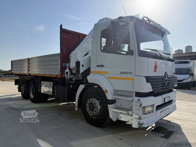 Lastbilsmonterad kran Mercedes-Benz Atego 2533 Kipper + Kran Bonfiglioli 6x2