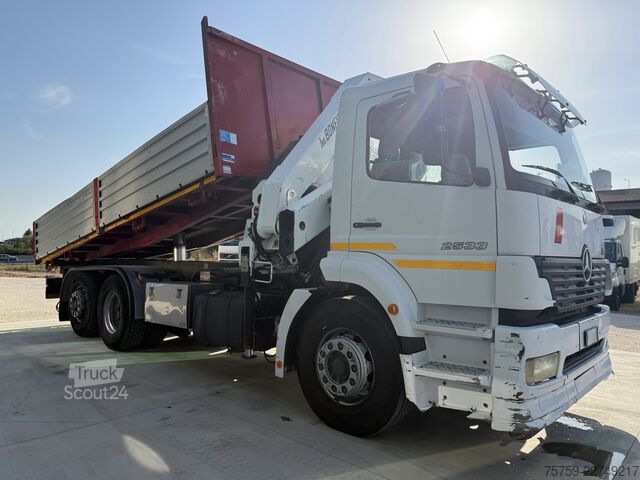 Lastbilsmonterad kran Mercedes-Benz Atego 2533 Kipper + Kran Bonfiglioli 6x2