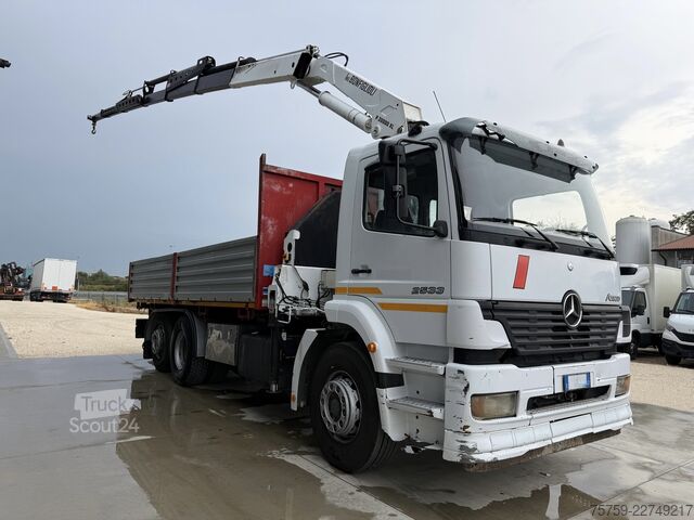 Lastbilsmonterad kran Mercedes-Benz Atego 2533 Kipper + Kran Bonfiglioli 6x2