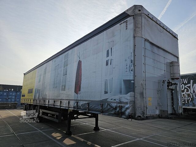 Schiebeplanen SCHMITZ SCS 24/L - 13.62 E B KOOIAAP 2X LIFT AXLE