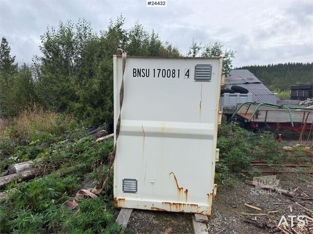 Anleggsmaskin  sprengstoff containere