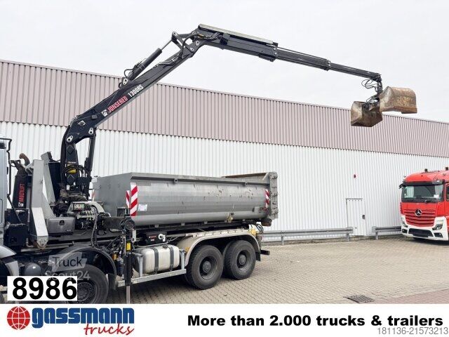 Roll-off container  Abrollcontainer mit Kran Jonsered 1300RST96, Funk