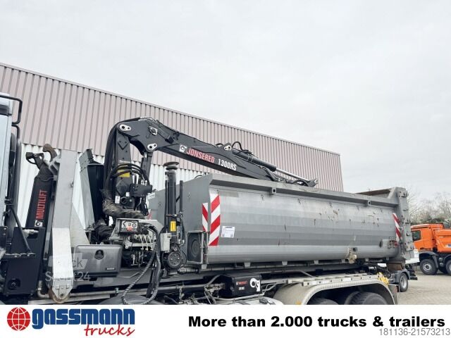 Roll-off container  Abrollcontainer mit Kran Jonsered 1300RST96, Funk