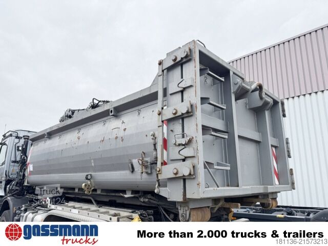 Roll-off container  Abrollcontainer mit Kran Jonsered 1300RST96, Funk