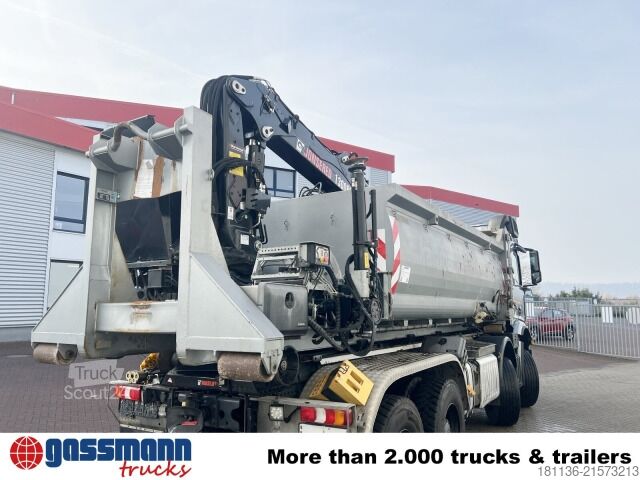 Roll-off container  Abrollcontainer mit Kran Jonsered 1300RST96, Funk