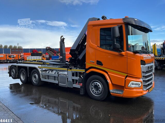 Hakenarmsystem DAF FAQ XD 450 8x2 Euro 6 HMF 28 Tonmeter laadkraan
