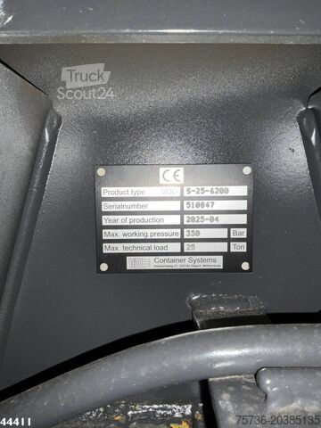 Sistema de braço de gancho DAF FAQ XD 450 8x2 Euro 6 HMF 28 Tonmeter laadkraan