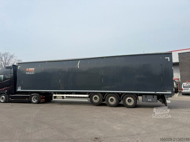 Walking floor semitrailer KNAPEN K200 Schubboden 92m³ XHDI 15 Bretter Top Zustand