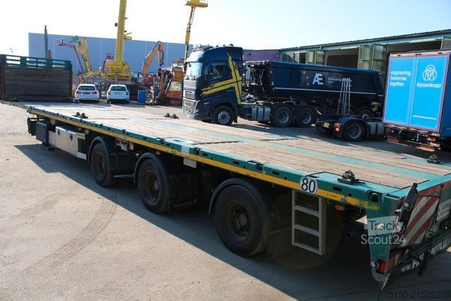 Werkplatform oplegger FAYMONVILLE F-S43 MEGA Telesattel 3 x zwangsgelenkt Nr.: 353