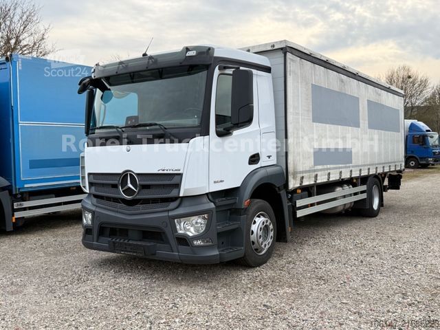 Camion plateau avec bâche MERCEDES-BENZ MB 1836L Antos E6, Klima, Edscha, LBW MBB 2to