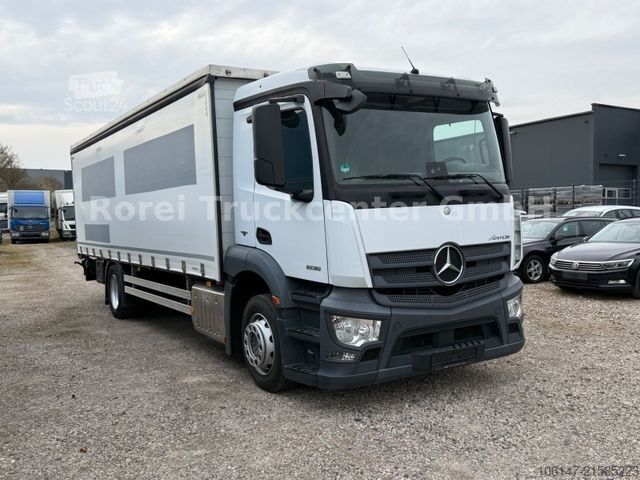 Camion plateau avec bâche MERCEDES-BENZ MB 1836L Antos E6, Klima, Edscha, LBW MBB 2to