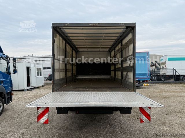 Camion plateau avec bâche MERCEDES-BENZ MB 1836L Antos E6, Klima, Edscha, LBW MBB 2to
