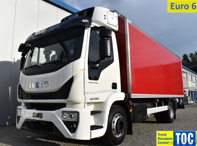 Hűtős teherautó IVECO Eurocargo 140E28 E6 Tiefkühl Fleischbahnen