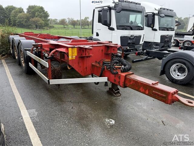 Konteineru pārvadājumi Närko NCP Container trailer – repair project